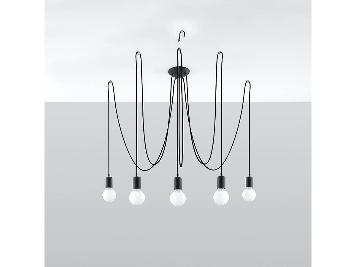 Lustre Electra 5 noir