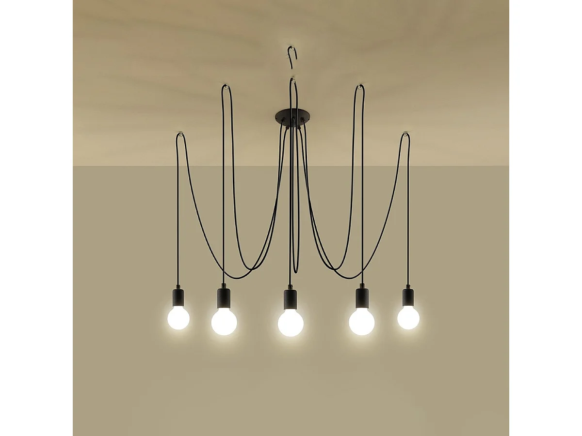 Lustre Electra 5 noir