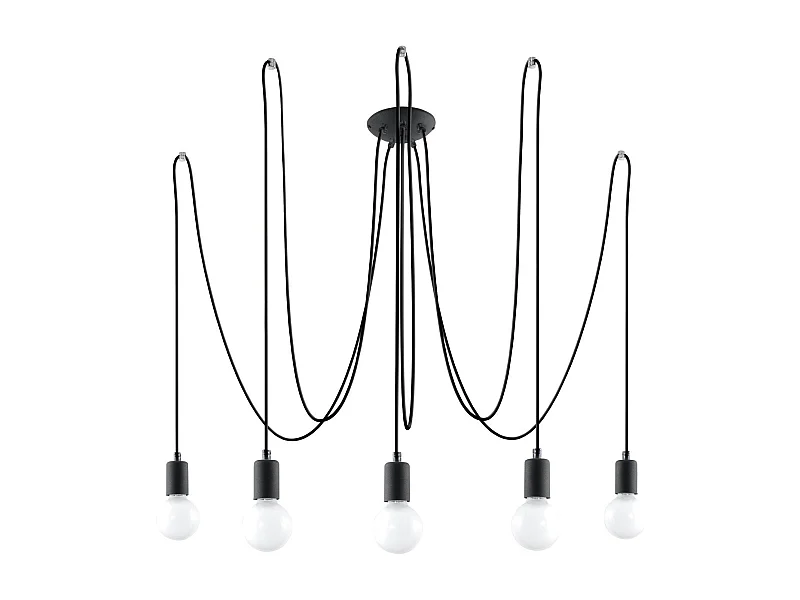 Lustre Electra 5 noir