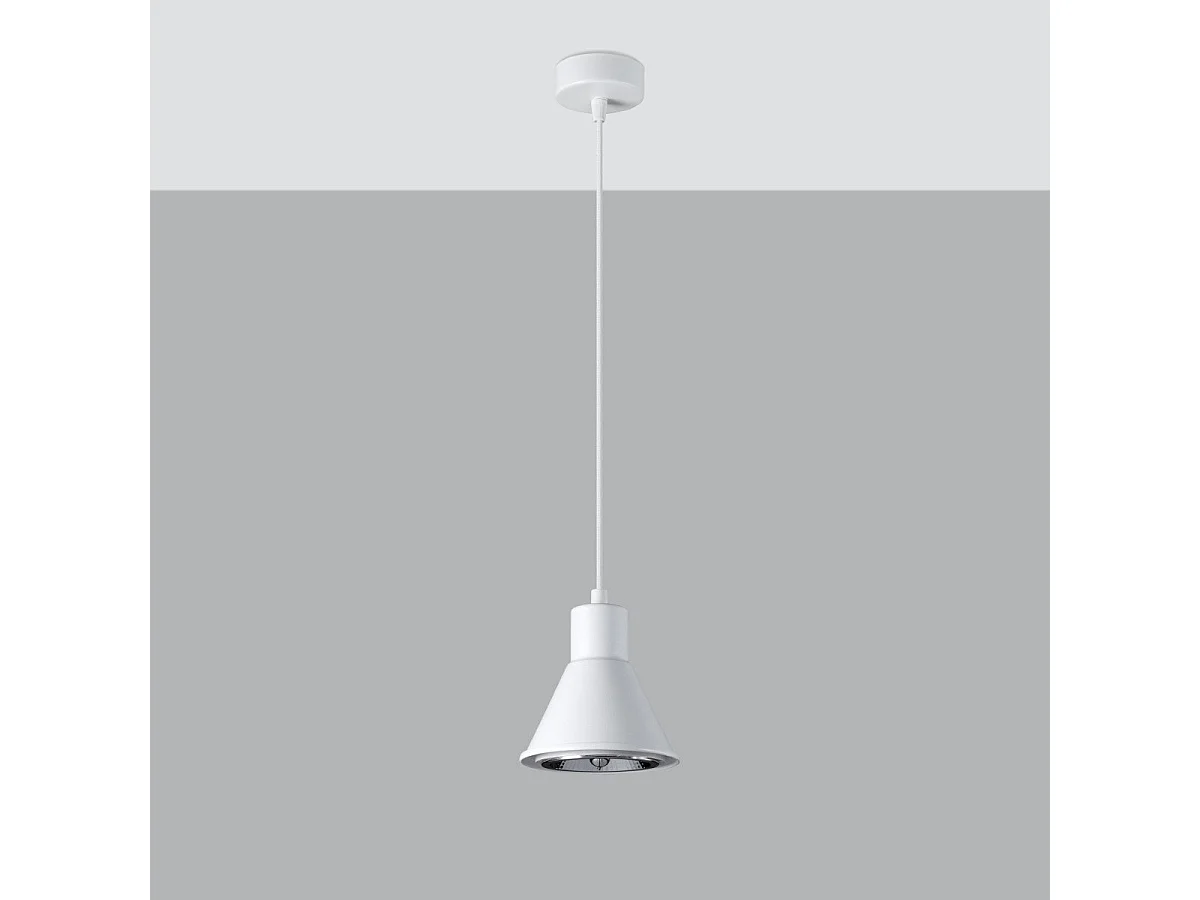 Lampe suspendue TALEJA 1 blanc [ES111]