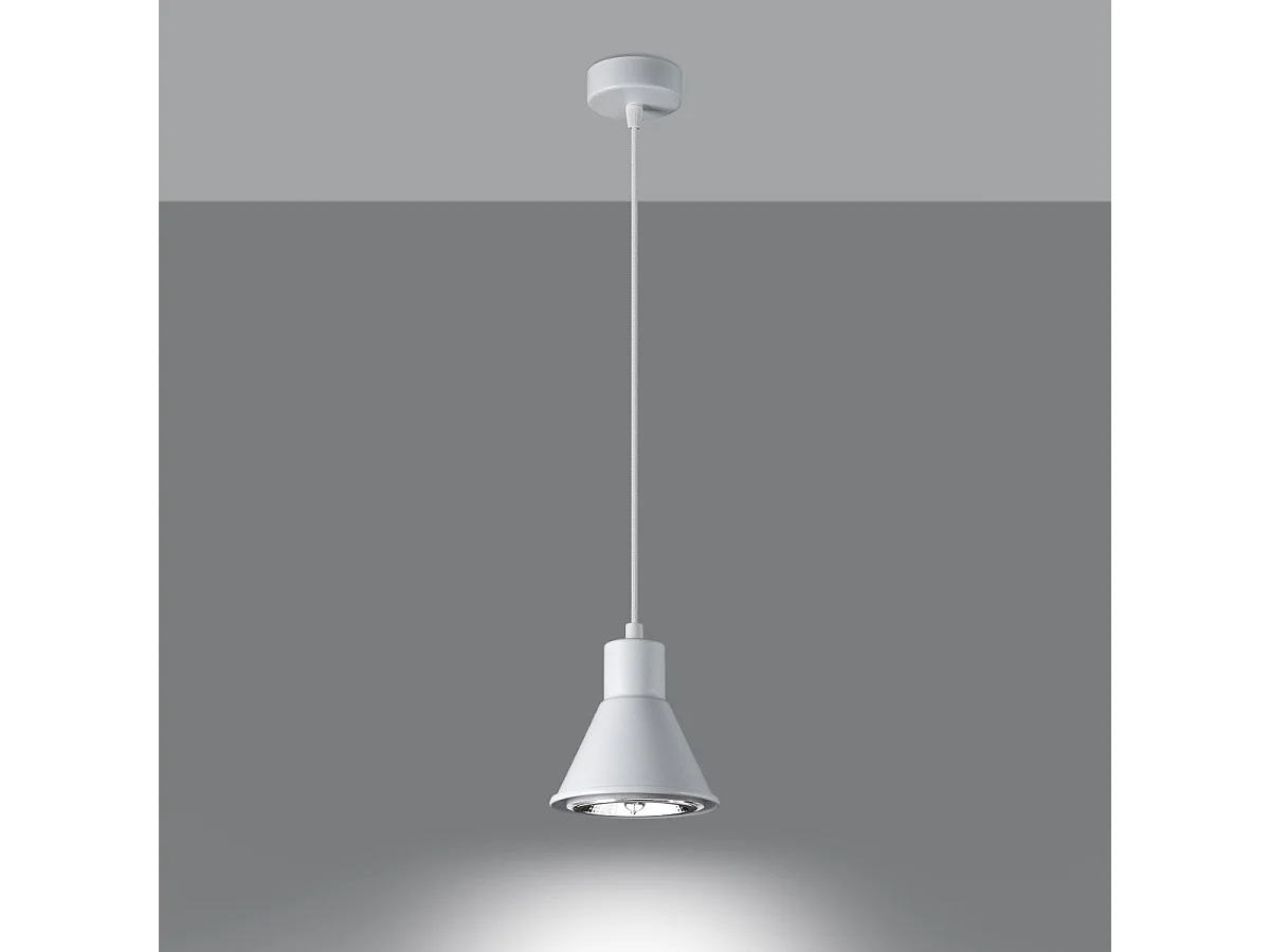 Lampe suspendue TALEJA 1 blanc [ES111]