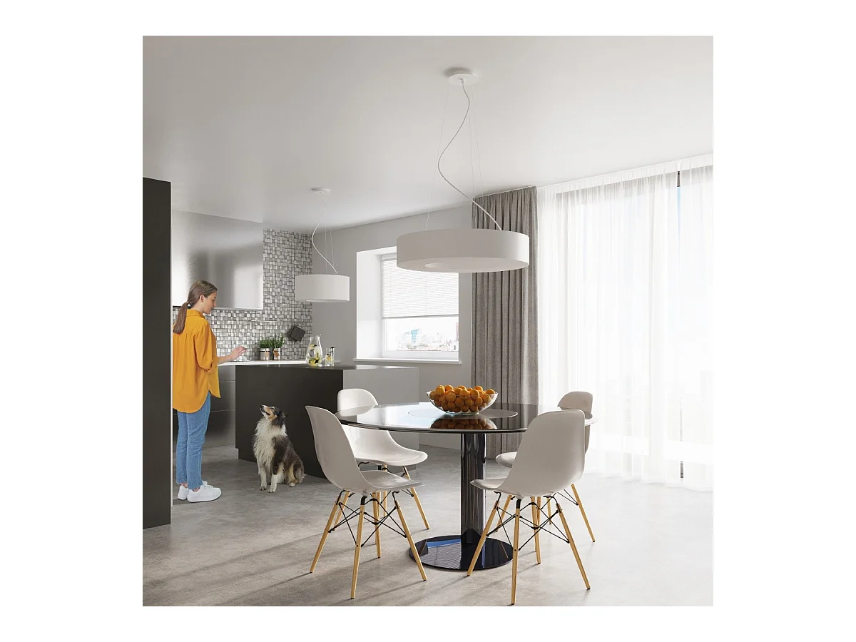 Lustre Muscida SLIM 50 blanc