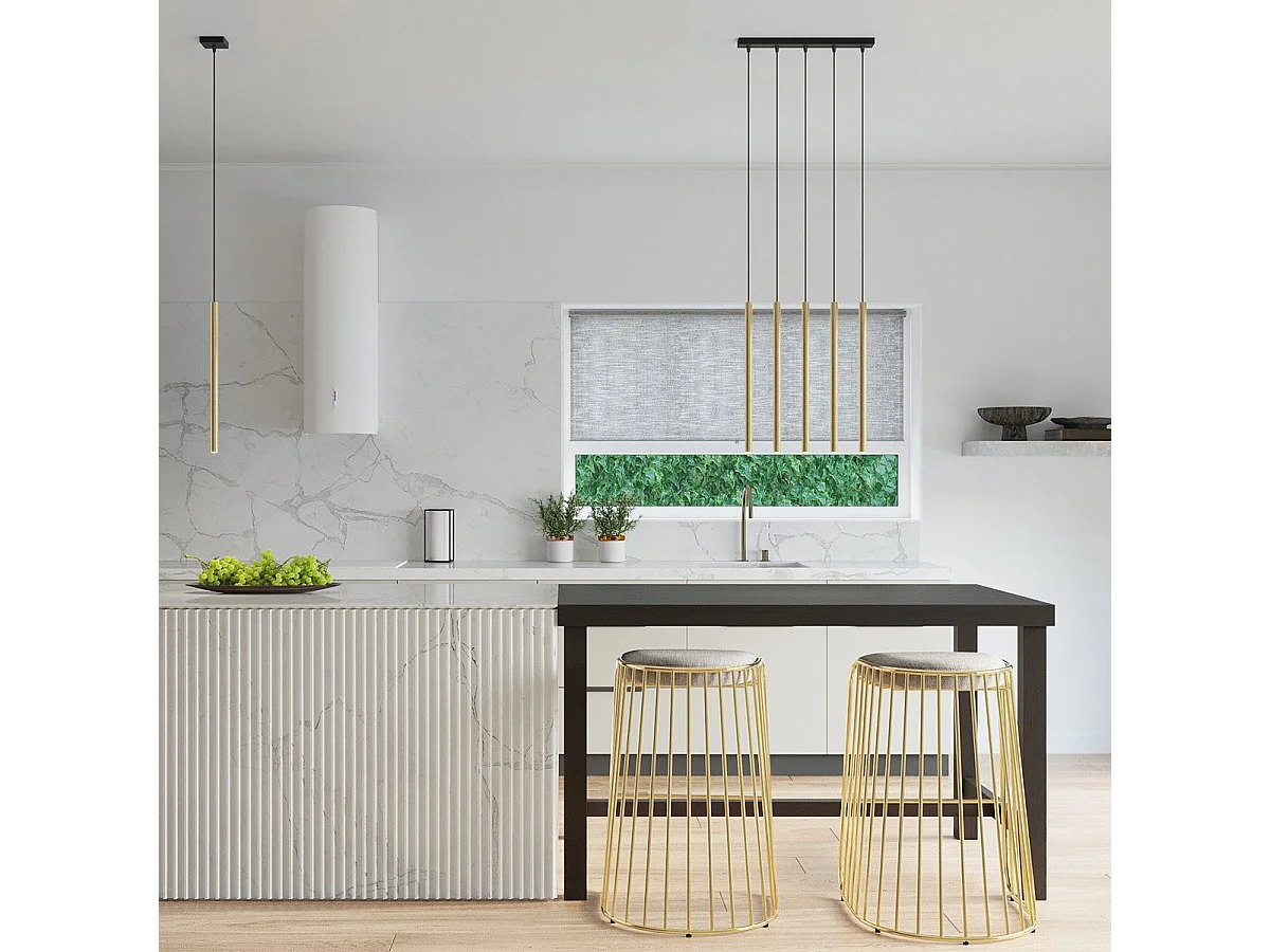 Lampe pendante Novastel 3L or poli