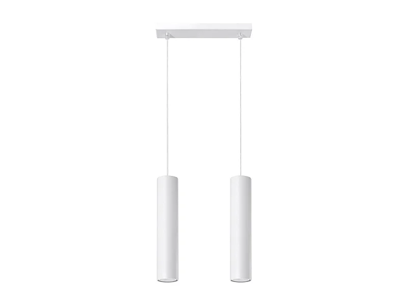 Lampe suspendue Luminis 2 blanc