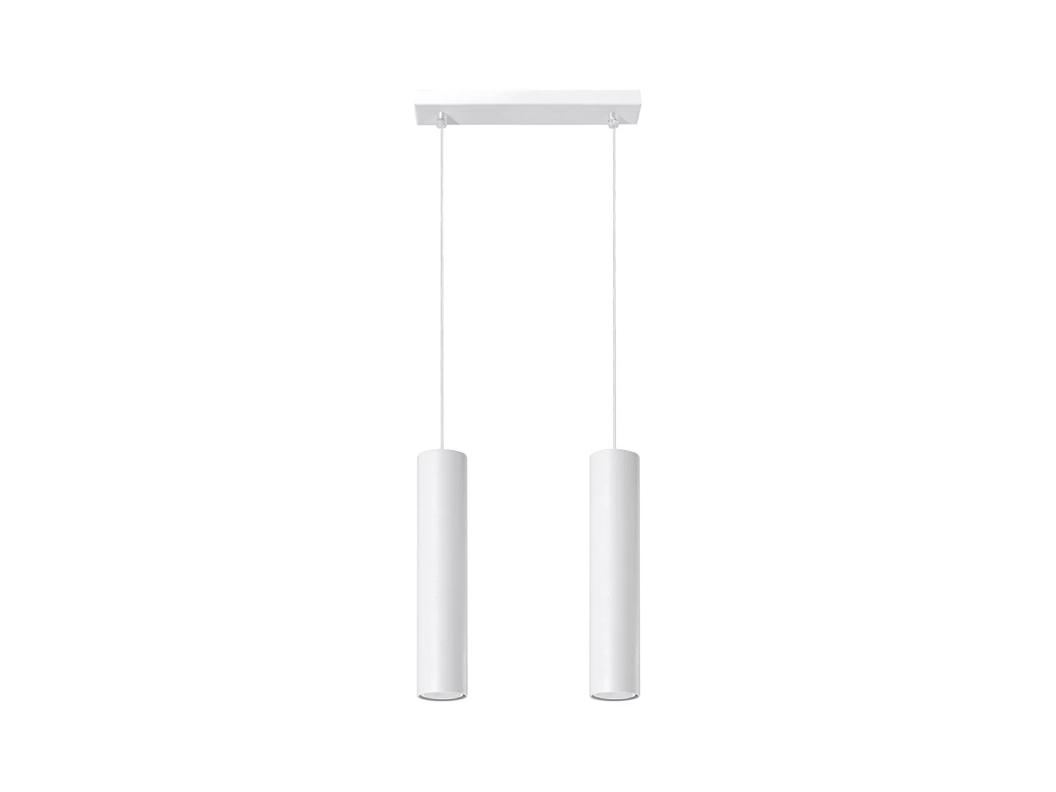 Lampe suspendue Luminis 2 blanc