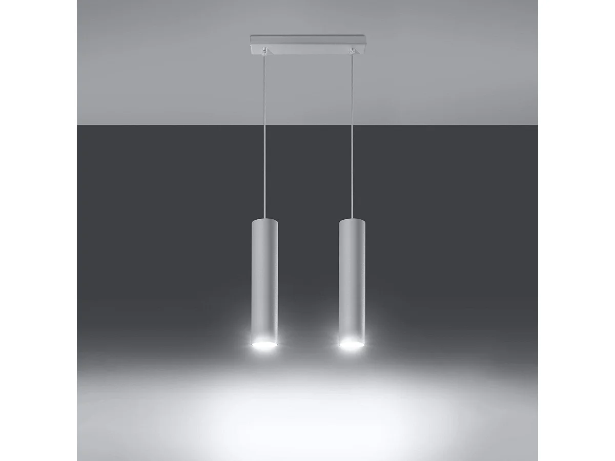 Lampe suspendue Luminis 2 blanc