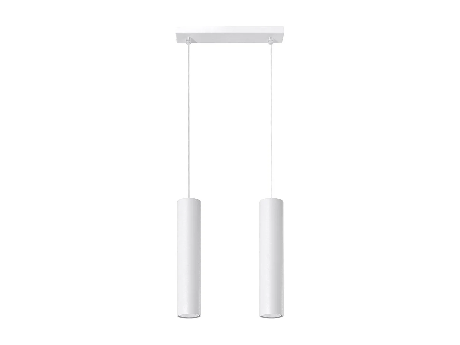 Lampe suspendue Luminis 2 blanc