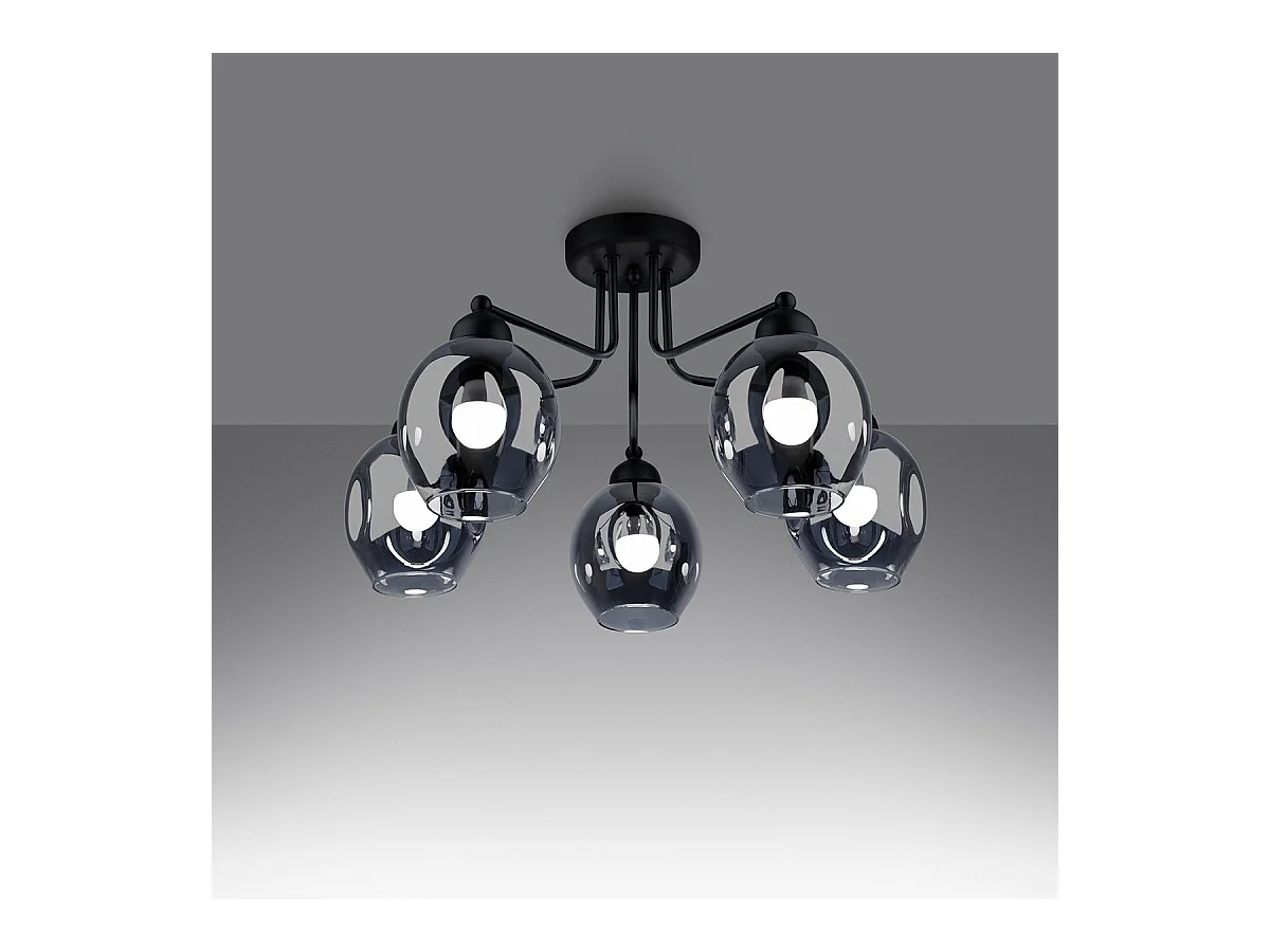 Lustre Filament 5 noir