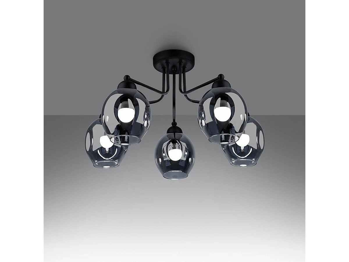 Lustre Filament 5 noir