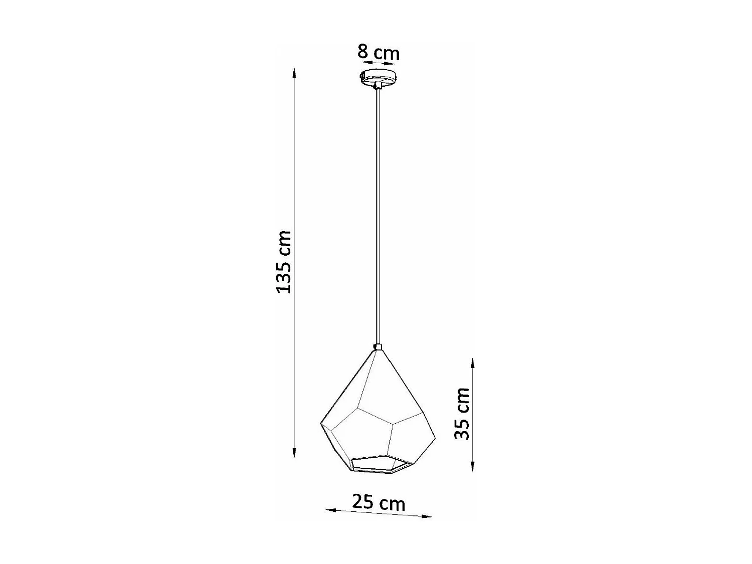 Lampe pendante en céramique Pulsar