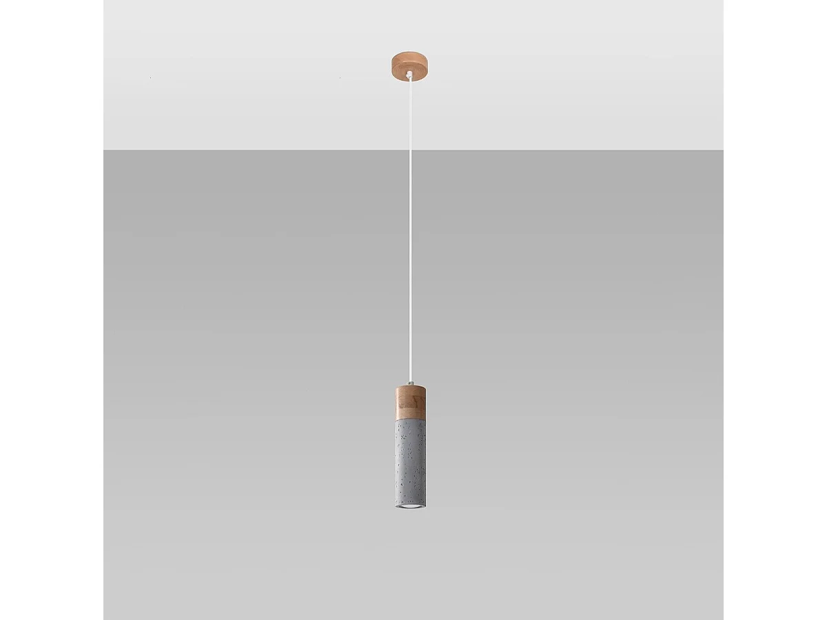 Lampe suspendue Thalassa 1 gris