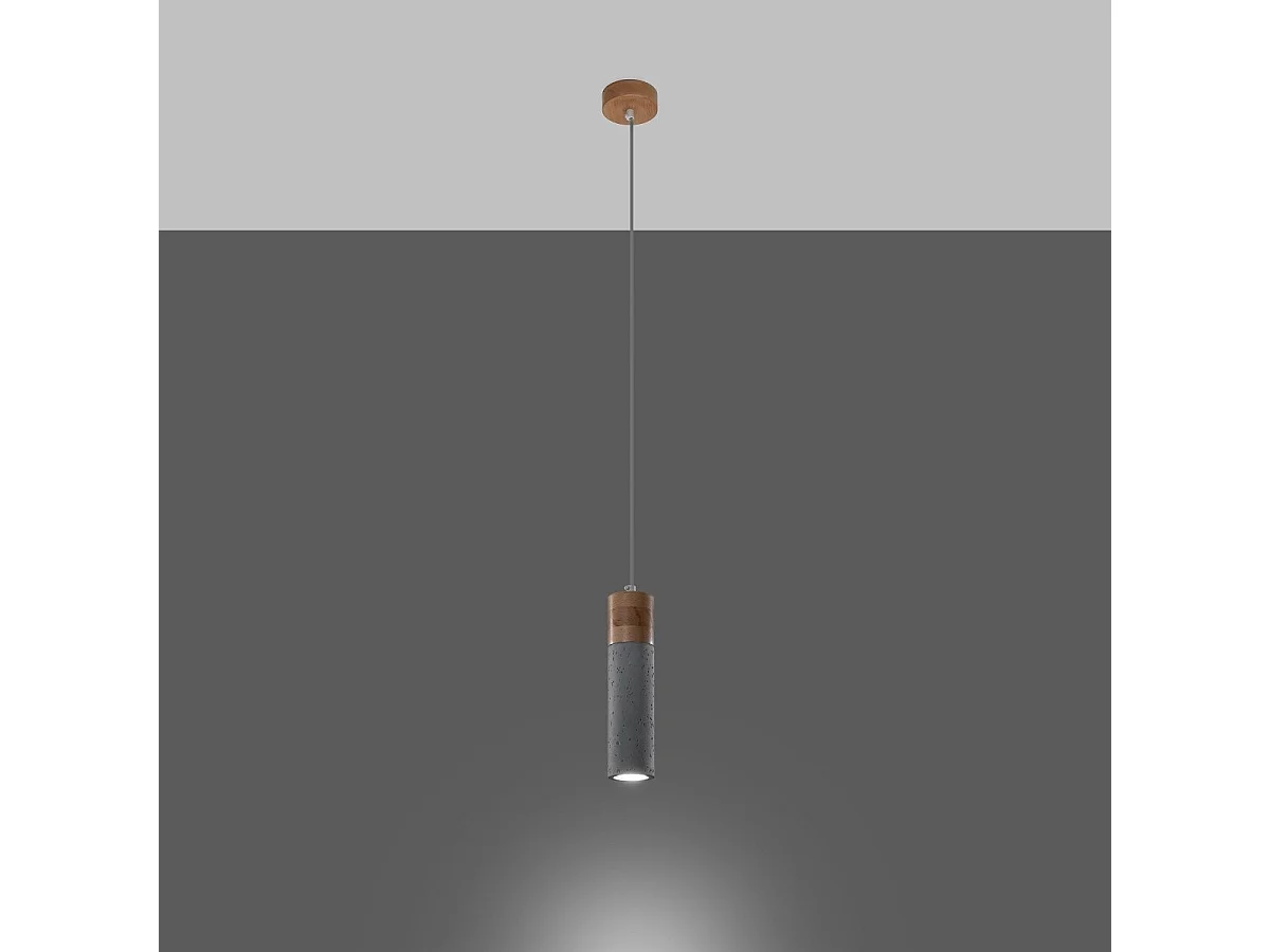Lampe suspendue Thalassa 1 gris