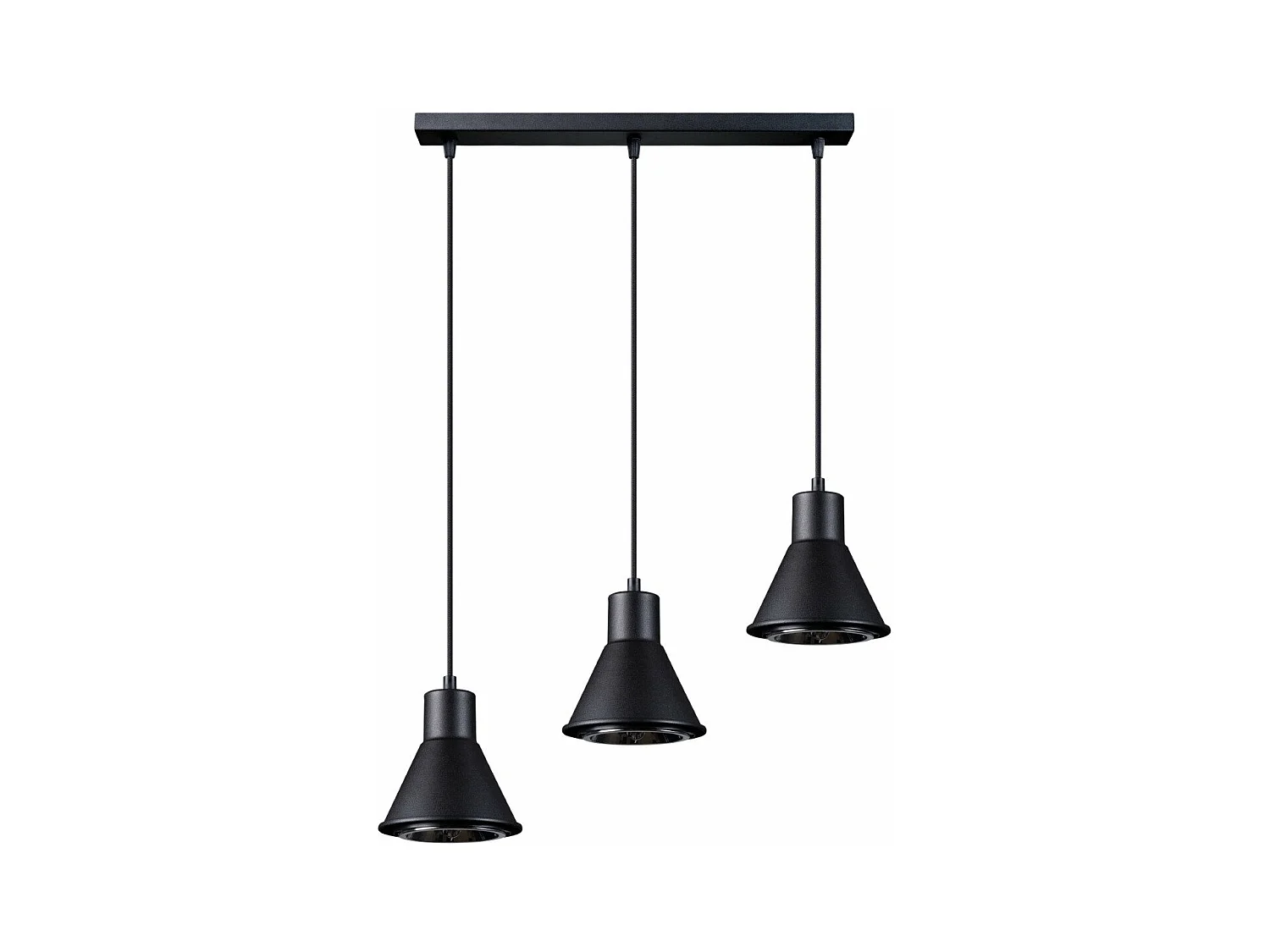 Lampe pendante TALEJA 3 noir [ES111]