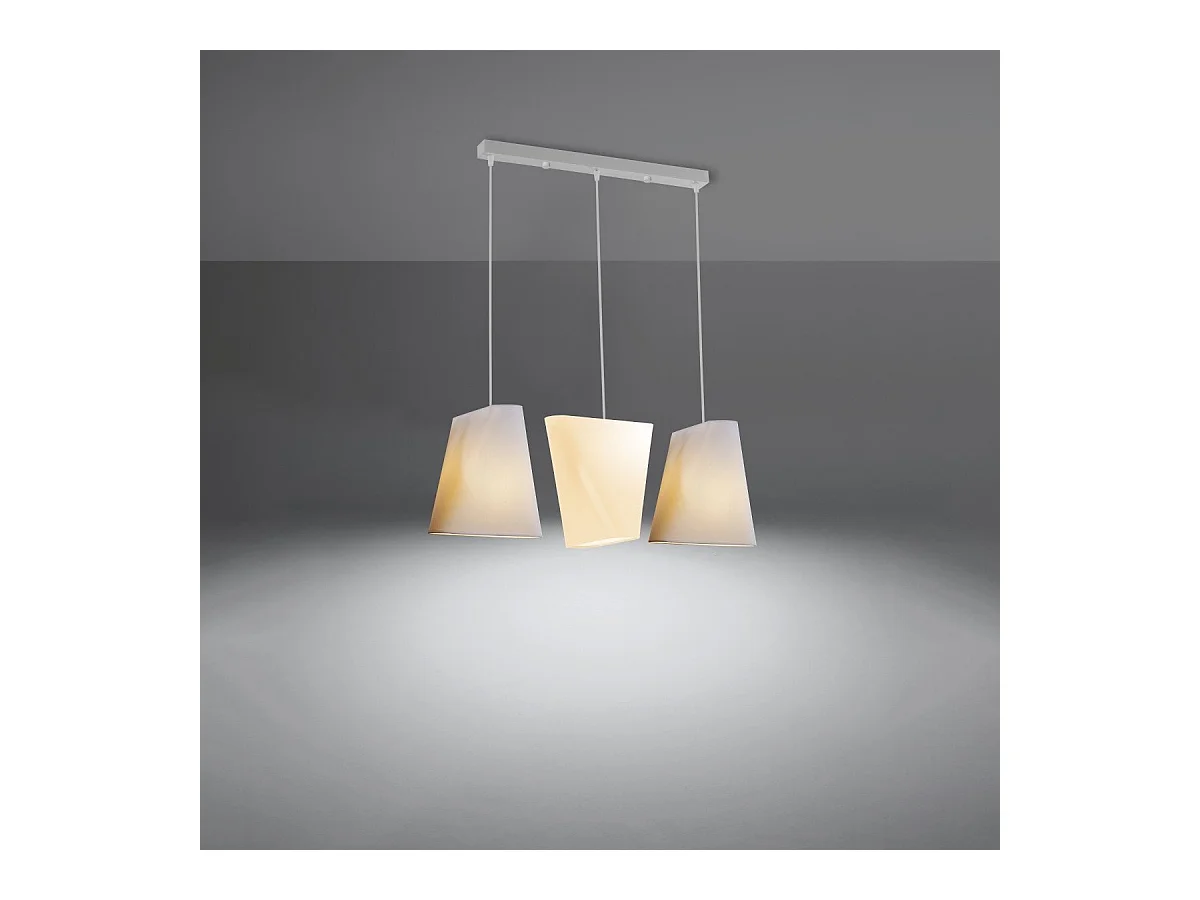 Lustre BlueMoon 3 blanc