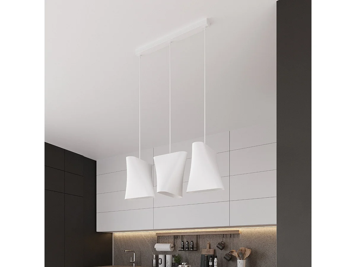 Lustre BlueMoon 3 blanc