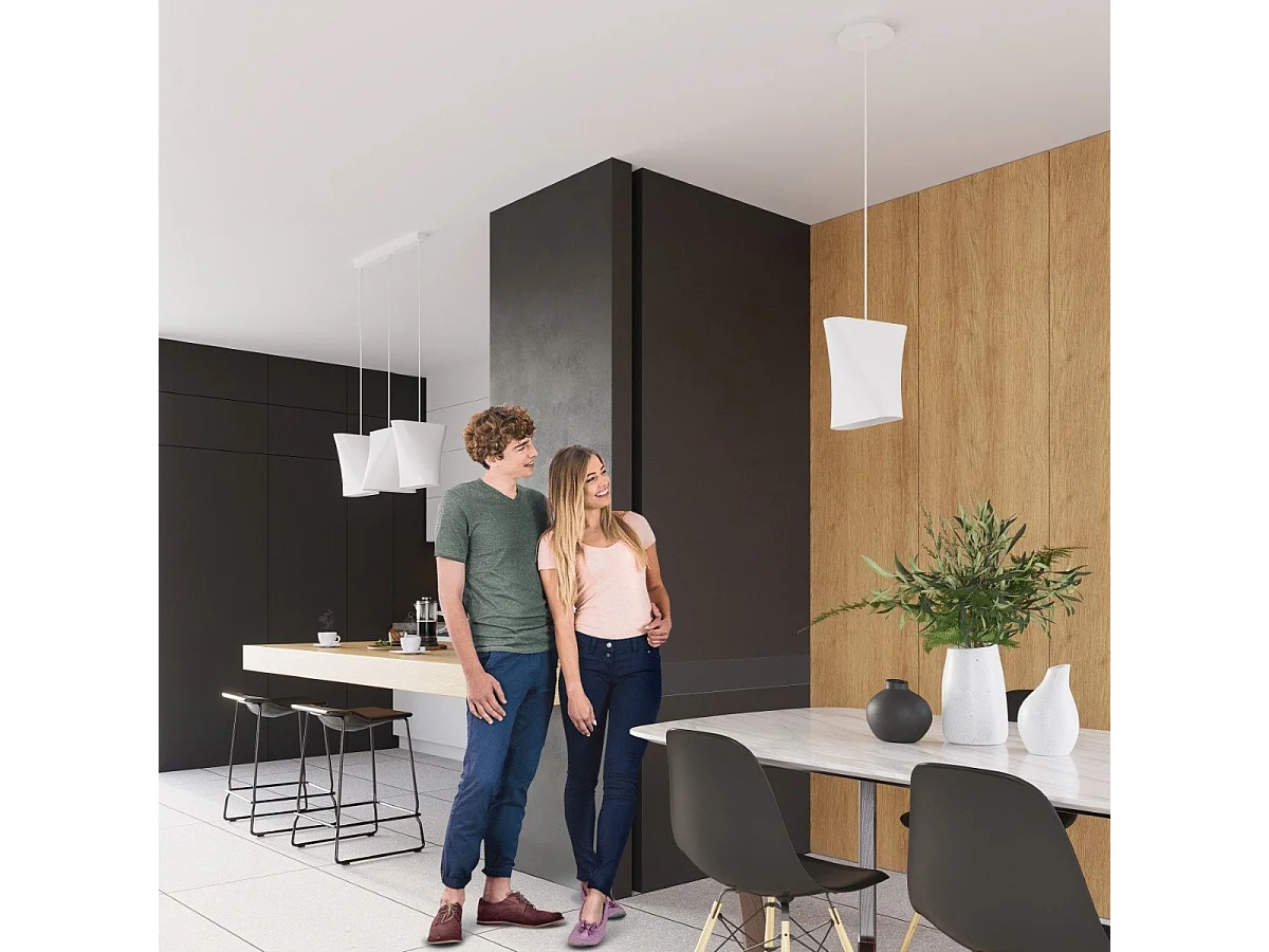 Lustre BlueMoon 3 blanc