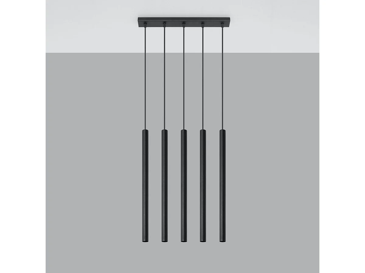 Lampe pendante Novastel 5 noir