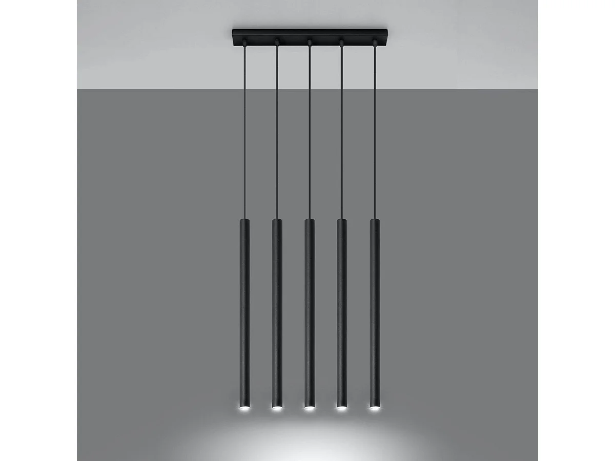 Lampe pendante Novastel 5 noir