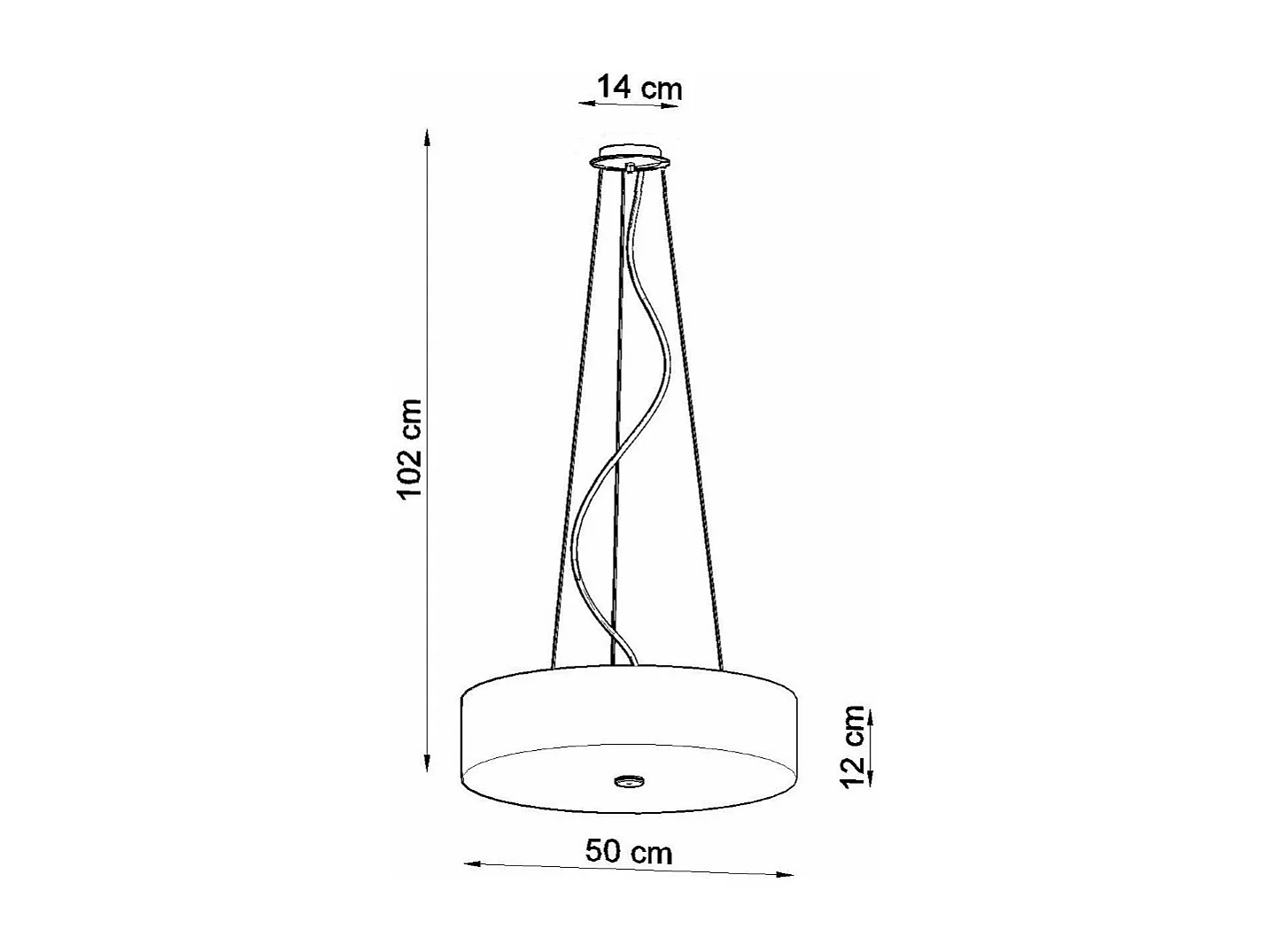 Lustre Aspidiske 50 blanc
