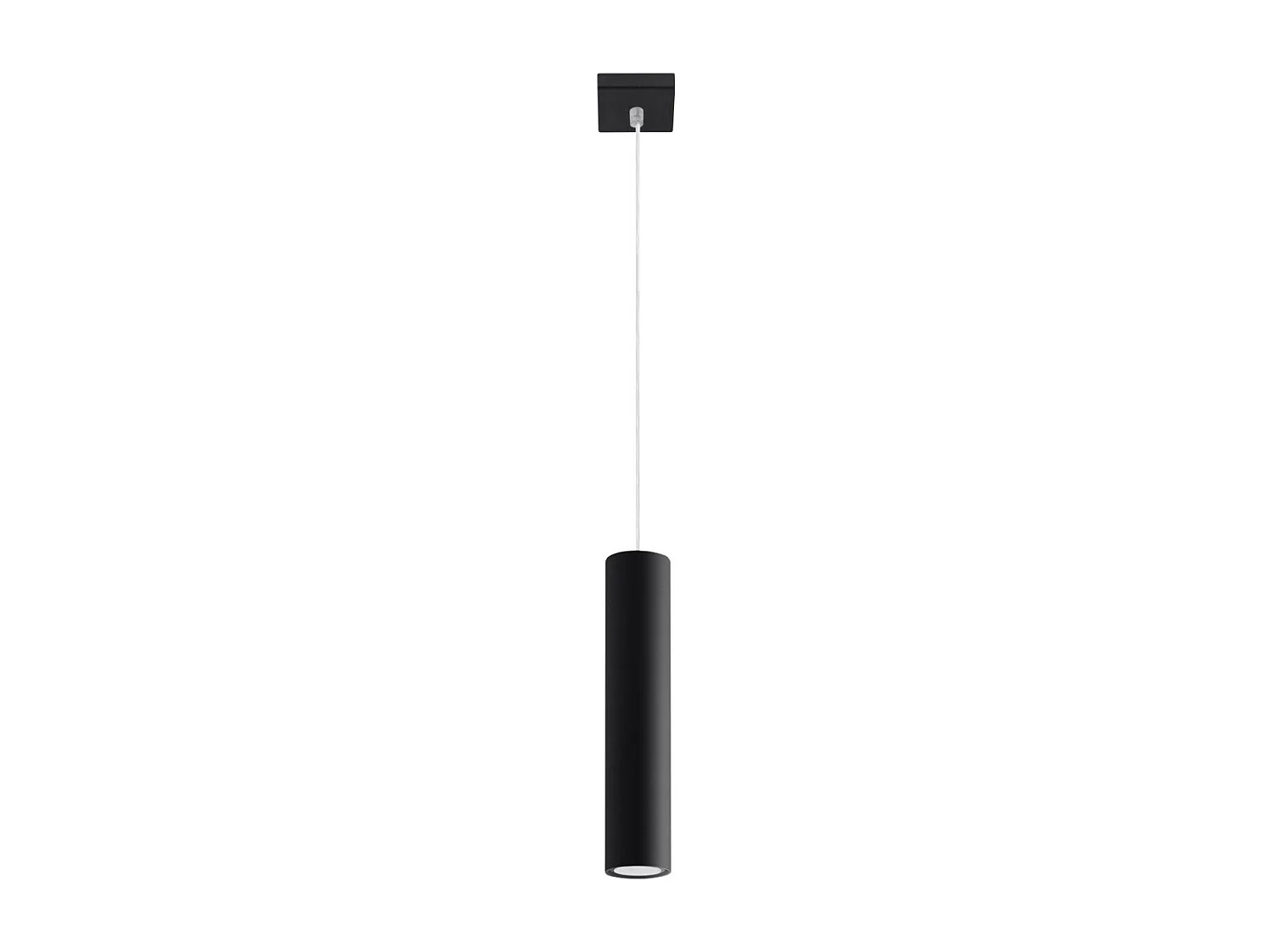 Lampe pendante Luminis 1 noir
