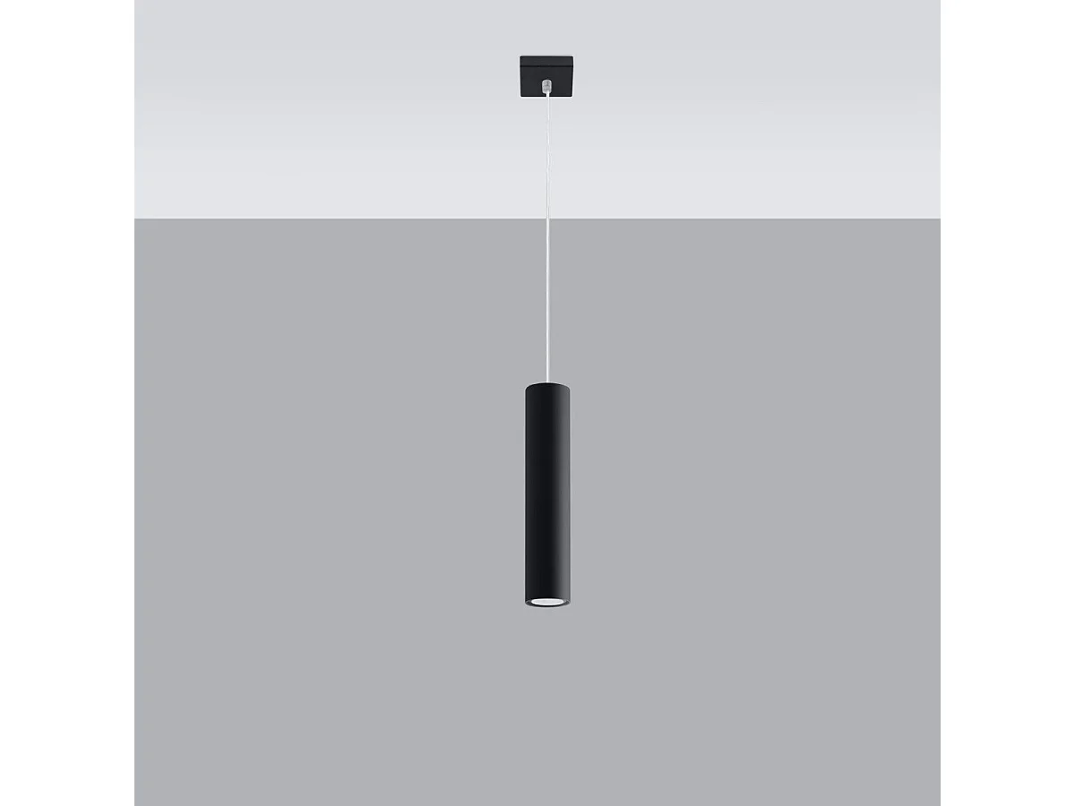Lampe pendante Luminis 1 noir
