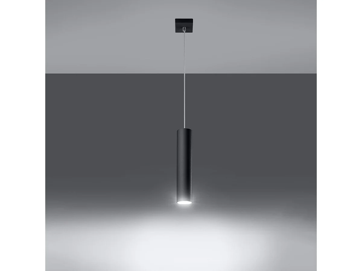 Lampe pendante Luminis 1 noir