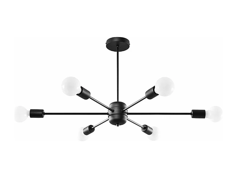 Lustre Lunaris 6 noir