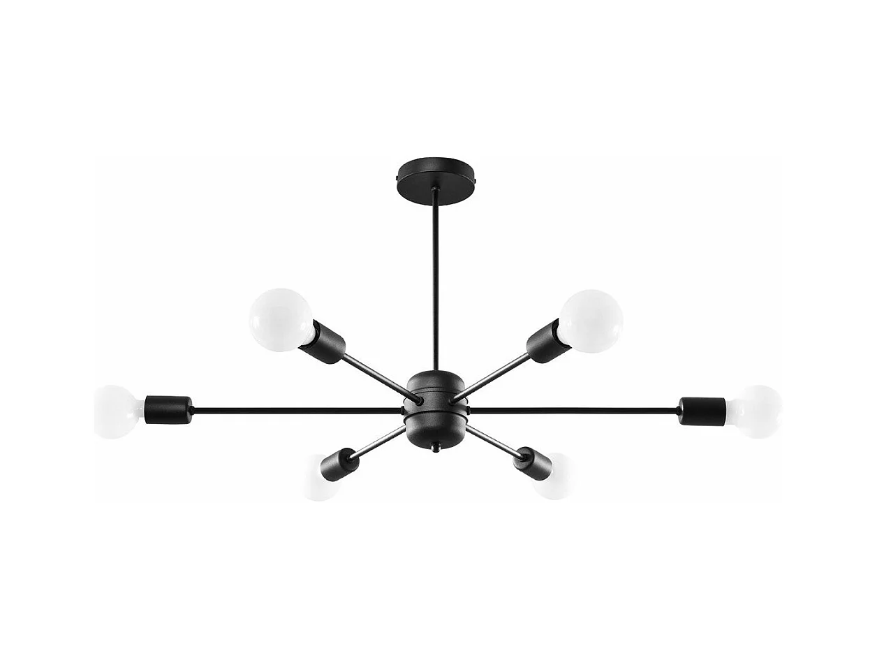 Lustre Lunaris 6 noir