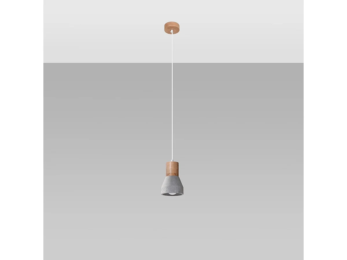 Lampe suspendue Quanta gris