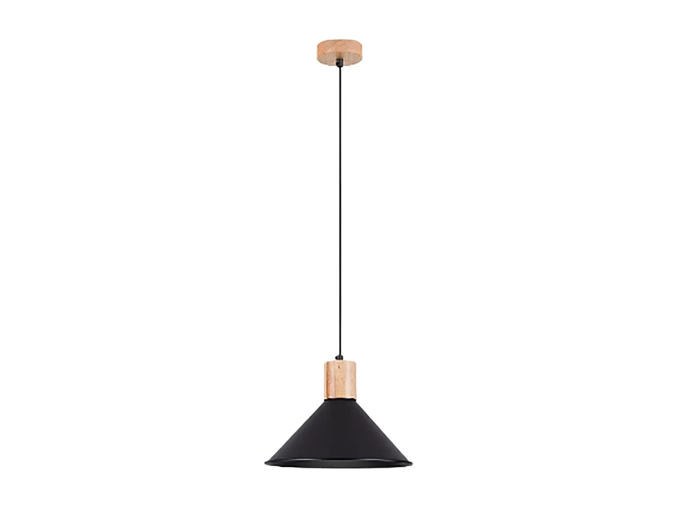 Lampe suspendue Juno noir