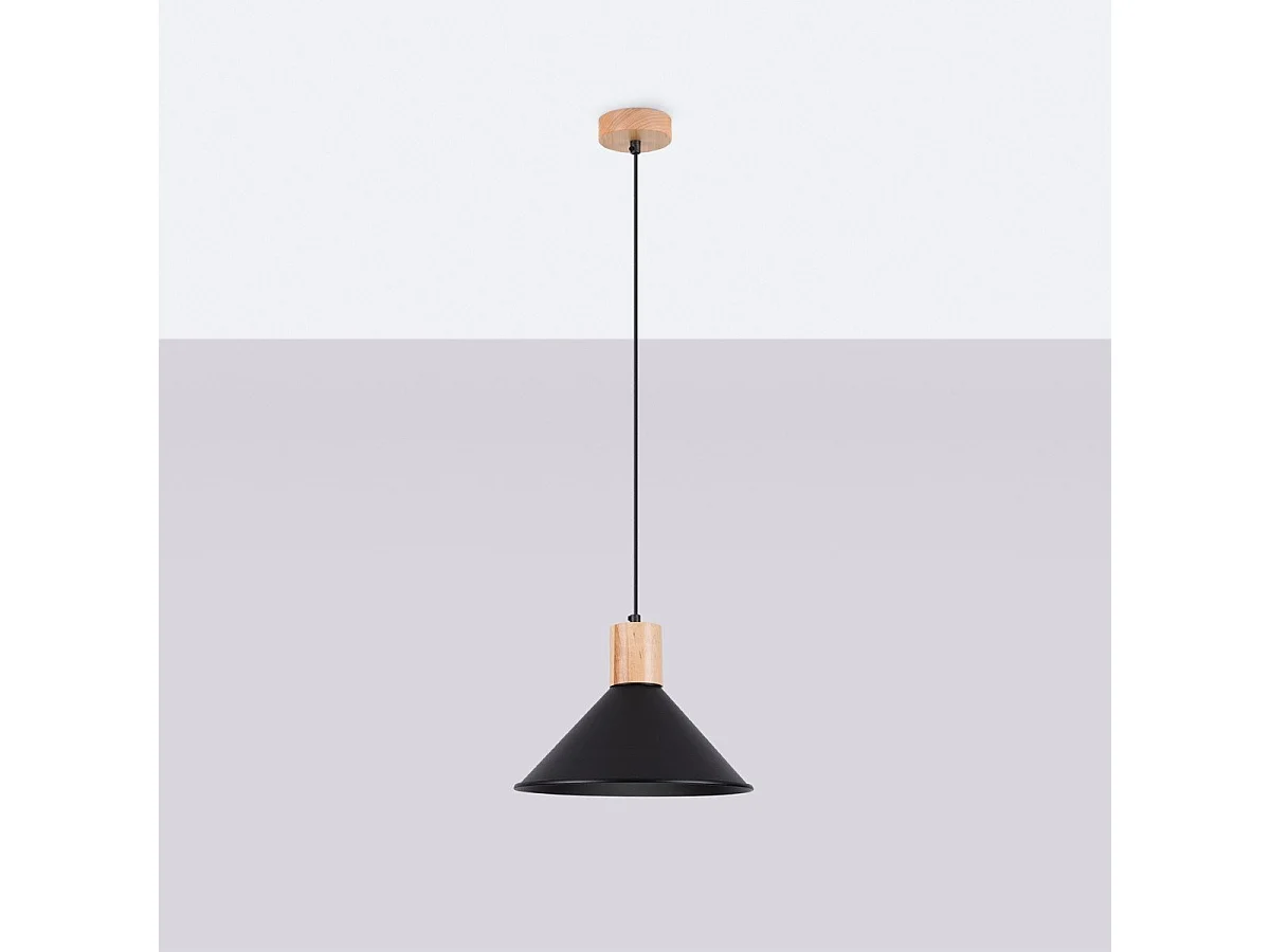 Lampe suspendue Juno noir