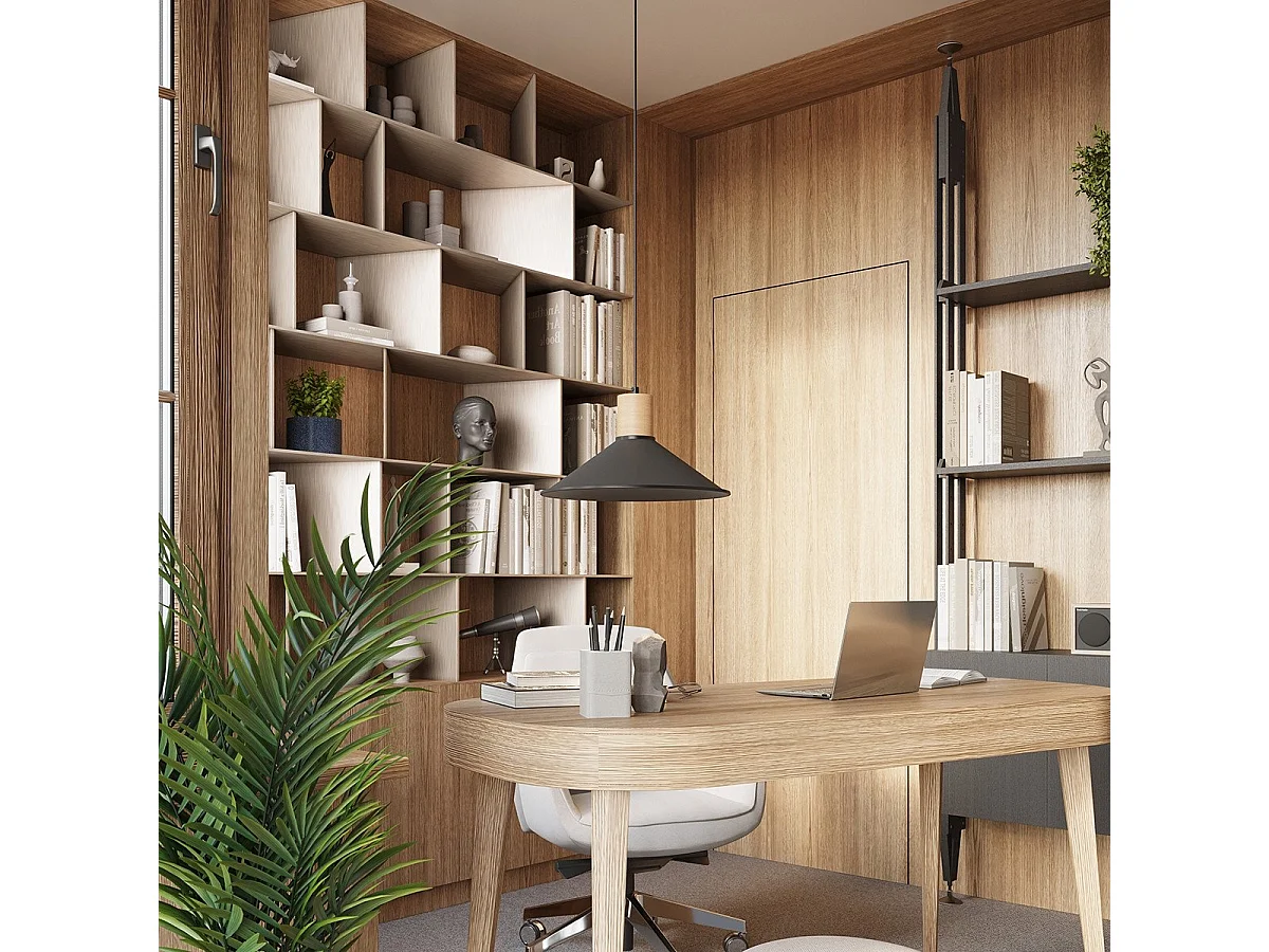 Lampe suspendue Juno noir