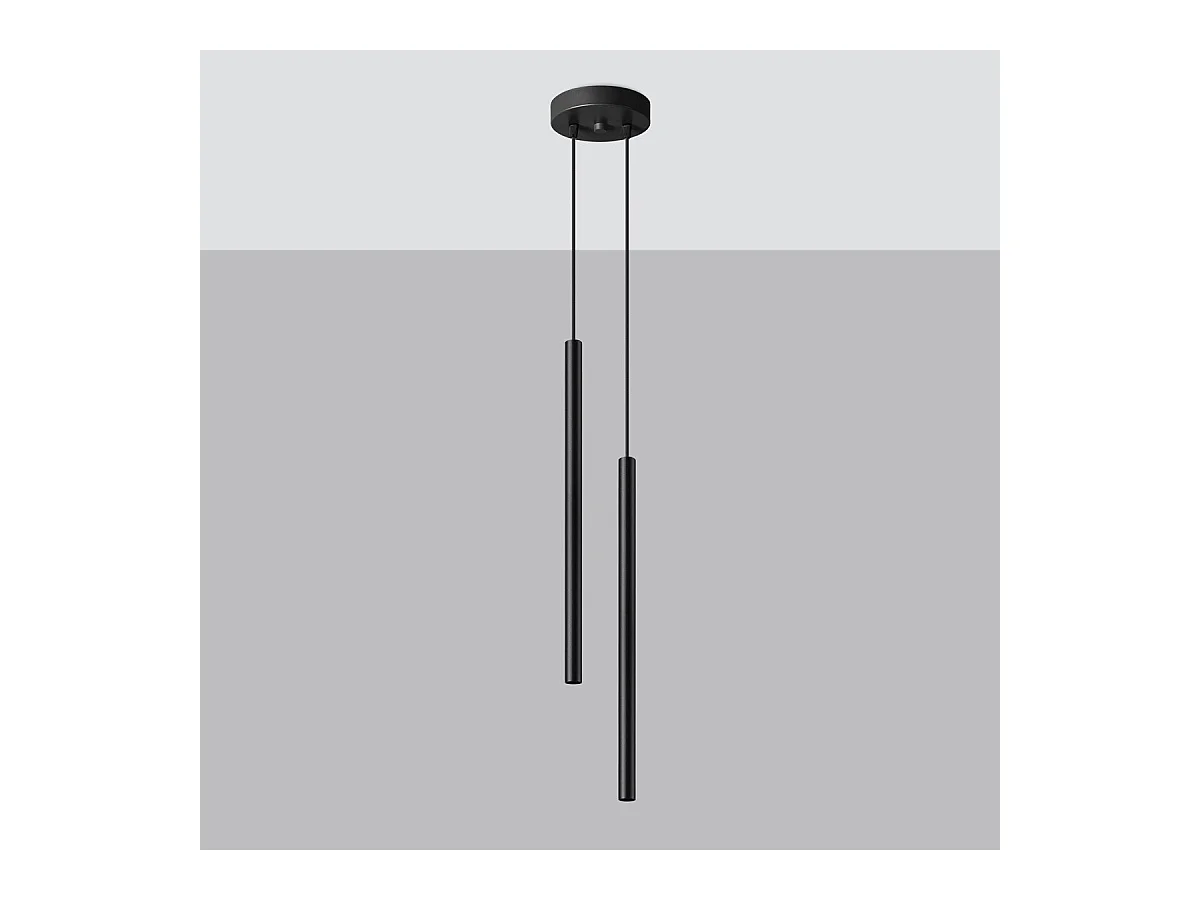 Lampe suspendue Novastel 2 noir