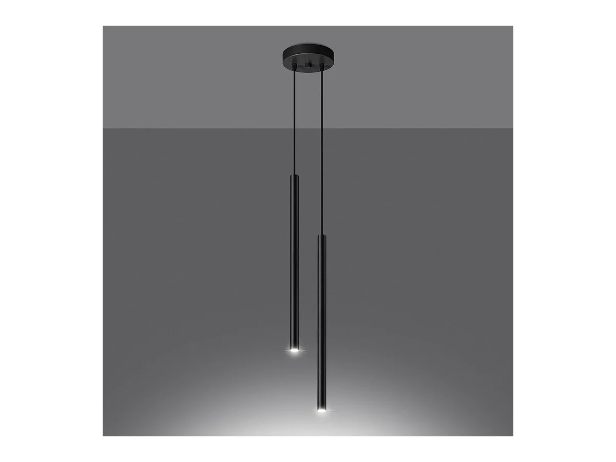 Lampe suspendue Novastel 2 noir