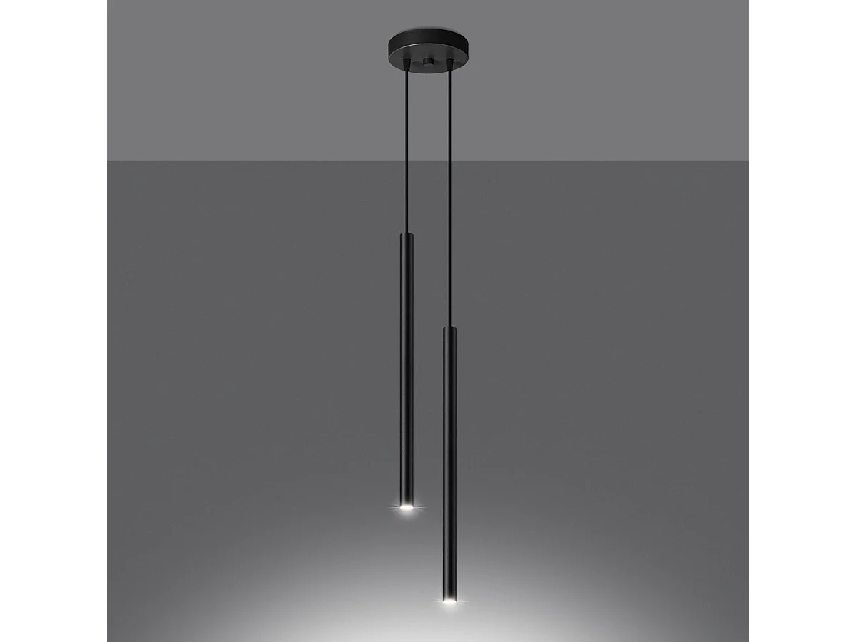 Lampe suspendue Novastel 2 noir