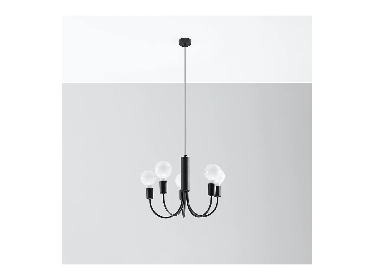 Lustre Polaris 5 noir