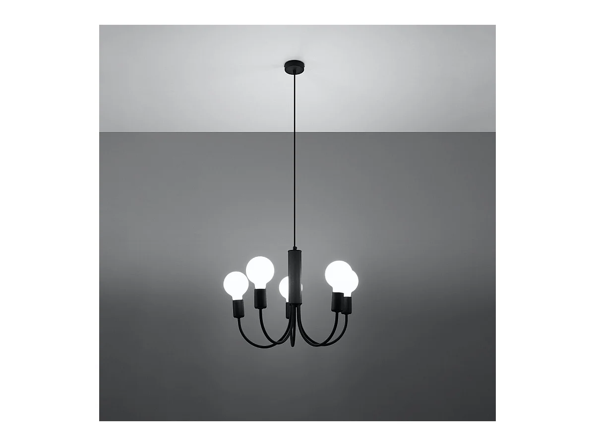 Lustre Polaris 5 noir