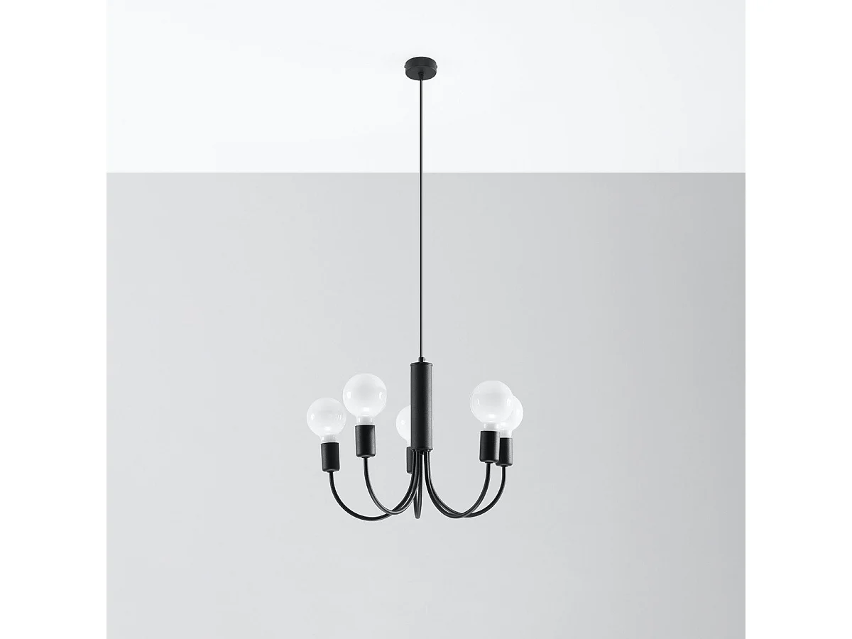 Lustre Polaris 5 noir