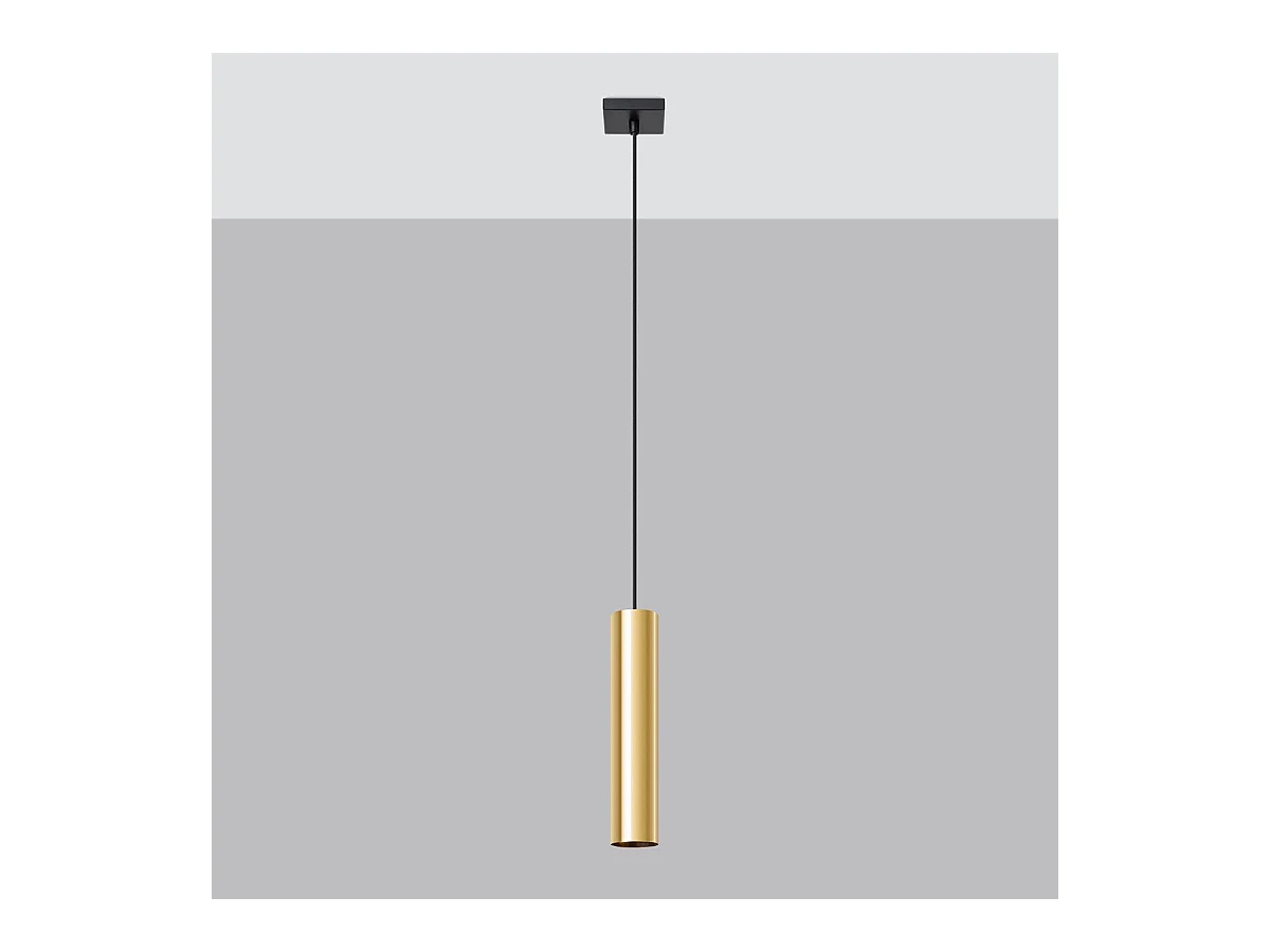 Lampe suspendue Luminis 1 or poli