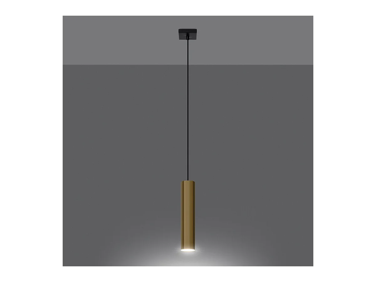 Lampe suspendue Luminis 1 or poli