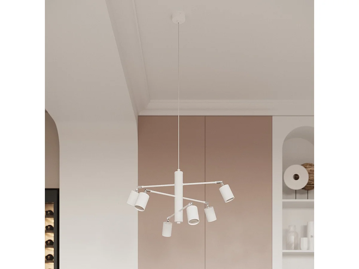 Lustre Lucida 6 blanc