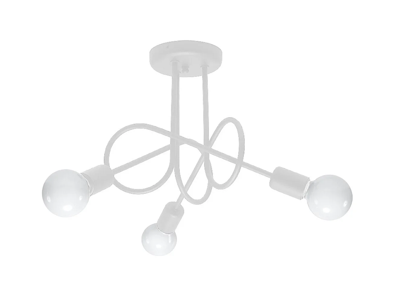 Lustre Oktobot 3 blanc