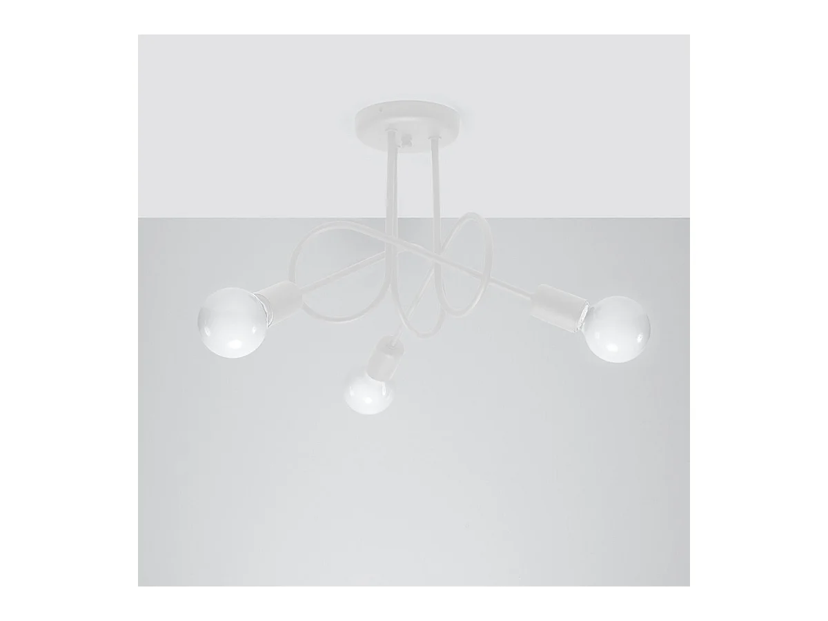 Lustre Oktobot 3 blanc