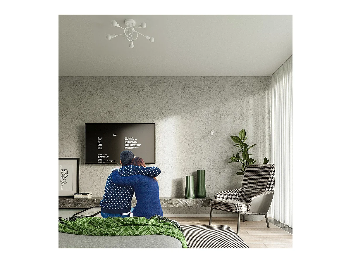 Lustre Oktobot 3 blanc