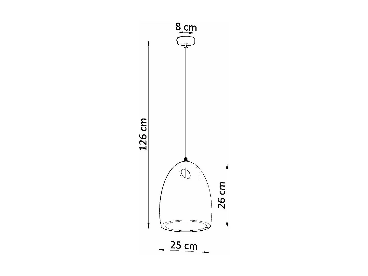 Lampe pendante en céramique Buckstar
