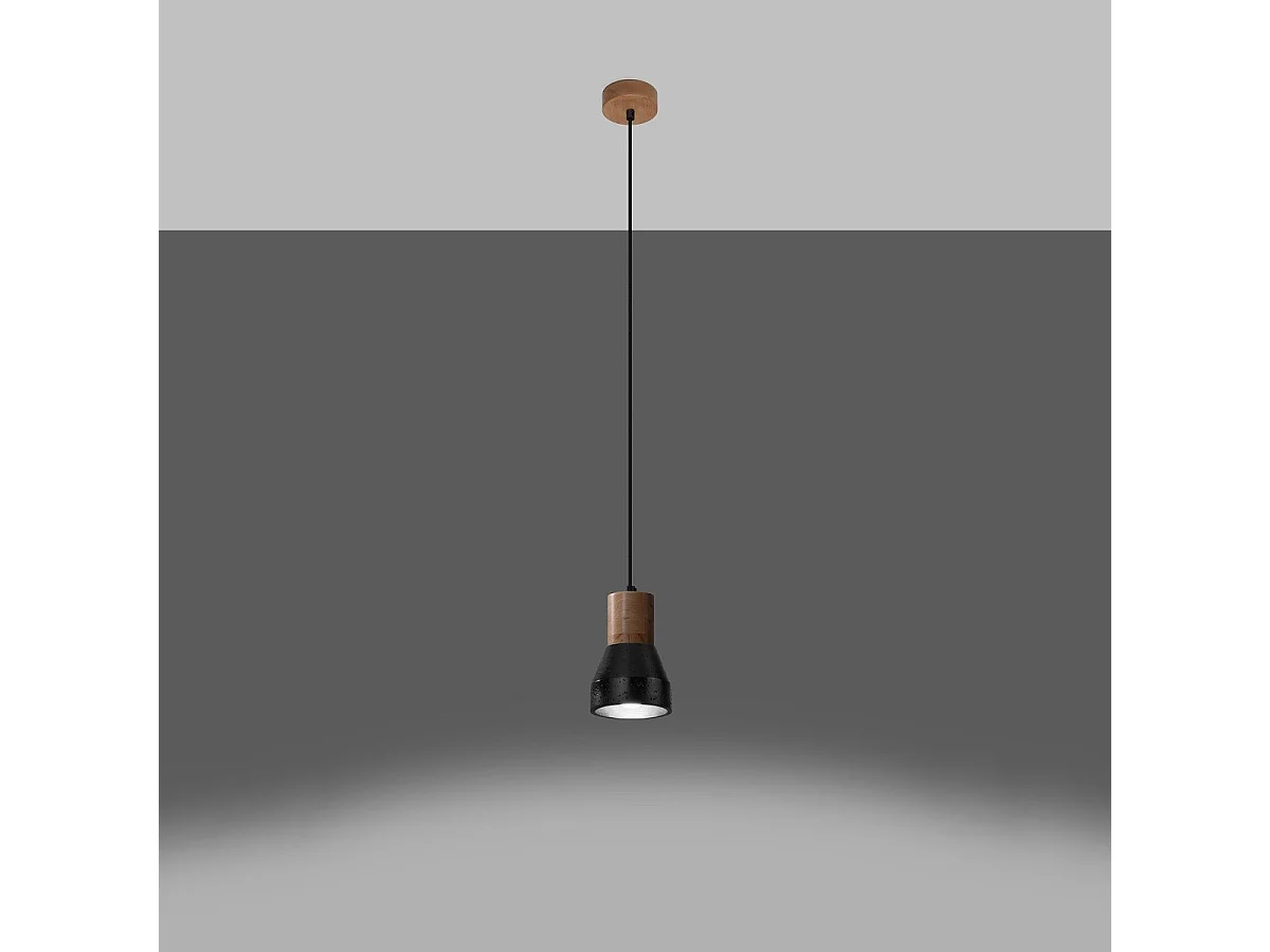 Lampe suspendue Quanta noir