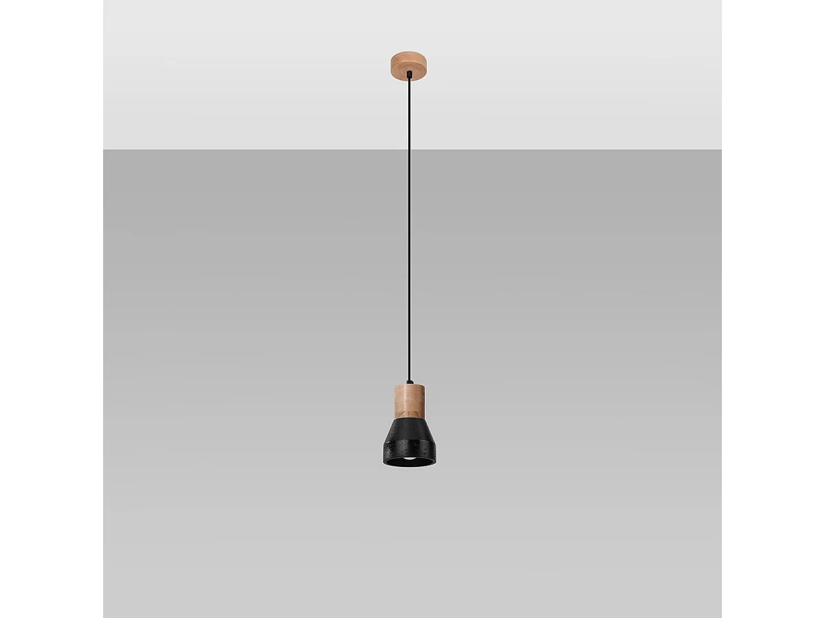 Lampe suspendue Quanta noir