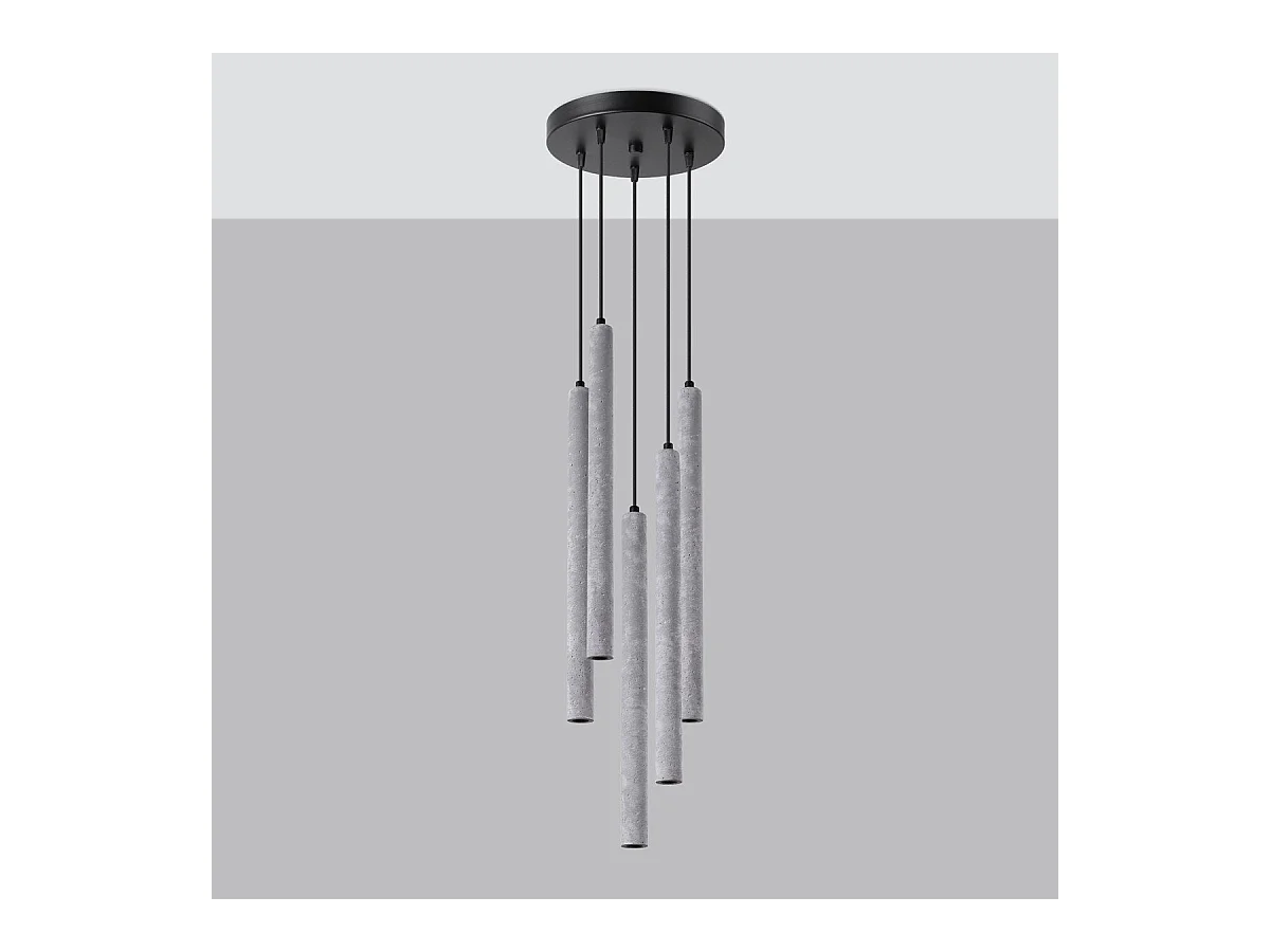 Lampe suspendue Novastel 5P béton