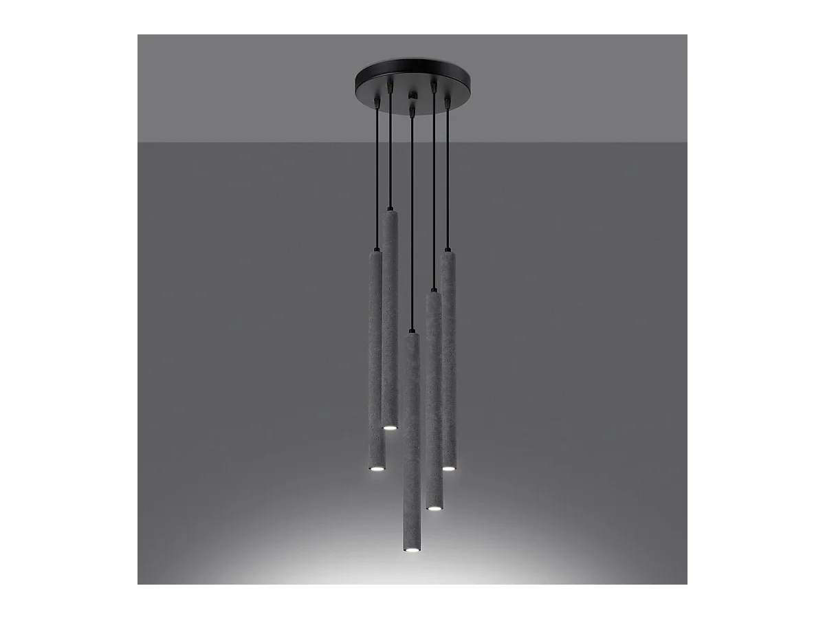 Lampe suspendue Novastel 5P béton