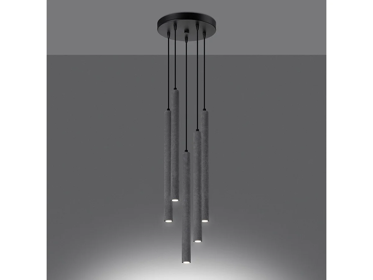 Lampe suspendue Novastel 5P béton